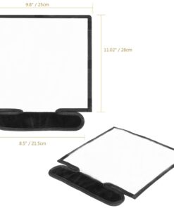 waka Flash Diffuser Reflector Kit - Bend Bounce Flash Diffuser+ Silver/White Reflector for Speedlight, Universal Mount for Canon, Nikon, etc. 24 61PFujhrKRL