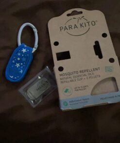 PARA'KITO Mosquito Insect & Bug Repellent Clip w/Natural Essential Oils - Waterproof, Outdoor Pest Repeller (Stars) Stars 19 61PGC98otgL