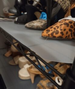 BRIAN & DANY Wire Shelf Liner 14" X 30", Heavy Duty Shelf Liners for Wire Shelving, Waterproof Protector Mats, Set of 5, Transparent 14"x 30"x5 35 61PH6JnngL 1