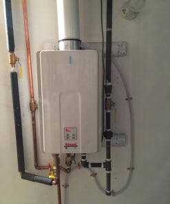 Rinnai V65iN Tankless Hot Water Heater, 6.5 GPM, Natural Gas, Indoor Installation 23 61PHogRPqlL