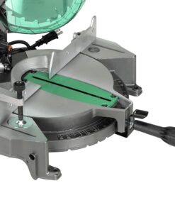 Metabo HPT | Compound Miter Saw | 10-Inch | Single Bevel | 15-Amp Motor | 0-52° Miter Angle Range | 0-45° Bevel Range | Large Table | 10" 24T TCT Miter Saw Blade | C10FCGS C10FCGS Only 28 61PIV5FyxS