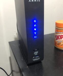 ARRIS SURFboard SBG7400AC2 DOCSIS 3.0 Cable Modem & AC2350 Wi-Fi Router , Approved for Comcast Xfinity, Cox, Charter Spectrum & more , Four 1 Gbps Ports , 800 Mbps Max Internet Speeds Cable Modem Router - DOCSIS 3.0 AC2350 31 61PKWtLEU7L 1