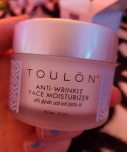 TOULON Glycolic Acid Cream 10% Face Moisturizer. Best Alpha Hydroxy Acid Products; Exfoliating, Anti-Aging Wrinkle Cream with AHA for Acne Prone Skin; Natural Exfoliator for Day and Night 50 61PMgjx0ZVL