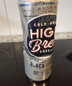 HIGH Brew Coffee Cold Brew Coffee + Protein, Black And Bold, 8 Oz Can, 12/pack Black & Bold 8 Fl Oz (Pack of 12) 43 61POLHss76L