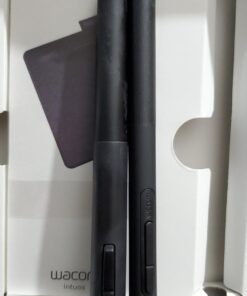 Wacom Intuos Small Graphics Drawing Tablet, includes Training & Software; 4 Customizable ExpressKeys Compatible With Chromebook Mac Android & Windows, photo/video editing, design & education,Black Black 41 61POen2JPaL