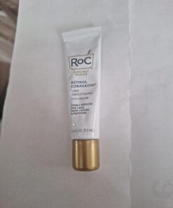RoC Retinol Correxion Under Eye Cream for Dark Circles & Puffiness, Daily Wrinkle Cream, Anti Aging Line Smoothing Skin Care Treatment 0.5 oz (Packaging May Vary) 0.5 Fl Oz (Pack of 1) 41 61PQQLhWv7L