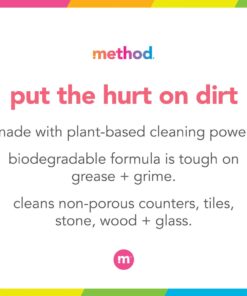 Method All-Purpose Cleaner Refill, Pink Grapefruit, Plant-Based and Biodegradable Formula Perfect for Most Counters, Tiles, Stone, and More, 68 Fl Oz Bottles, (Pack of 3) 28 Fl Oz (Pack of 3) 14 61PQUiUecpL