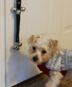 Caldwell's Dog Potty Bell for Dogs to Ring to Go Outside - The Original Dog Door Bell for Potty Training - Premium Quality Dog Training Tools & New Puppy Essentials One Potty Bell Black 34 61PQiGY1rRL