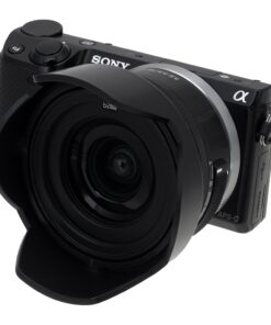 Fotodiox Reversible Lens Hood Kit for E-Mount PZ 16-50mm F3.5-5.6 OSS E-Mount Power Zoom Lens, Reversible Tulip Flower Hood w/Cap 36 61PREZgowIL