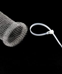 SUNHE 40 Pieces Lint Traps For Washing Machine, Snare Laundry Mesh Washer Hose Filter with 40 Pieces Cable Ties (40) 22 61PRXZmZKEL