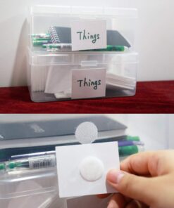 Vkey (500 Pair Sets) 3/4inch 20mm Diameter Sticky Back Coins Hook & Loop Self Adhesive Dots Tapes (White) White 34 61PSUo3un4L 2