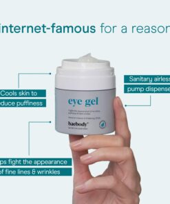 Baebody Eye Gel, Cooling Under Eye Cream For Dark Circles, Puffiness and Bags under Eyes, Eye Cream Anti Aging & Hydrating, Eye Brightening Night Eye Cream - Beauty Gifts for Women 1.7 Fl Oz (Pack of 1) 33 61PWUYJsfkL