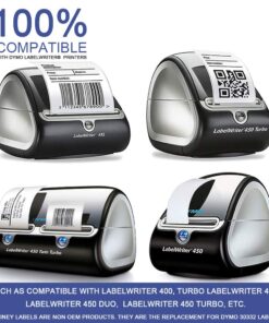 Suminey - Compatible 30332 Square Multipurpose 1" X 1" Thermal Labels Replacement for DYMO 30332 (1" X 1"), for Dymo Labelwriter 450, 4XL, Munbyn & Zebra Desktop Printers - 4 Rolls/ 3000 Labels 8 61PZeCXQX3L