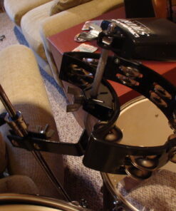 Rhythm Tech RTDKP Drum Kit Pack with Tambourine and Cowbell DKP Percussion Mount Black 16 61PcTDI9VwL