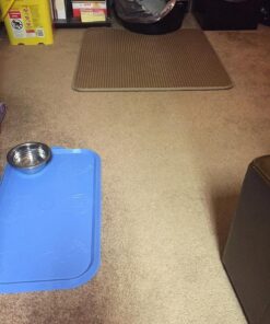 iPrimioJUMBO SIZE Cat Litter Trapper - EZ Clean (Brown/Tan) - 32 inches by 30 inches / Super BIG. Exclusive Water Proof Layer and Puppy Pad Option. Patent Pending. 32x30 - Brown 31 61Pd56pWOtL