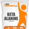 BULKSUPPLEMENTS.COM Beta Alanine Powder - Beta Alanine Pre Workout, Beta Alanine 3000mg - Beta Alanine 500g, Beta Alanine Bulk - Unflavored, Pure & Gluten Free, 3g per Serving, 500g (1.1 lbs) 166 Servings (Pack of 1) 28 61PdoaonZAL 2