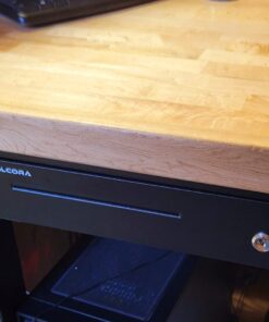 Cash Register Drawer for Point of Sale (POS) System with Removable Coin Slots, 5 Bill/6 Coin, 24V, RJ11/RJ12 Key-Lock, Media Slot, Black 5 Bill 6 Coin 18 61Pf0NhglJL