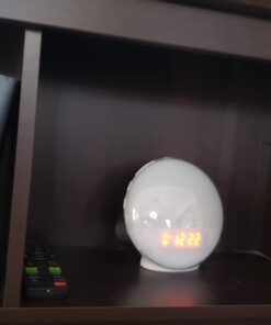 Sunrise Alarm Clock for Heavy Sleepers, Wake Up Light with Sunrise/Sunset Simulation, Dual Alarms & Natural Sounds, Snooze & Sleep Aid, FM Radio, 7 Colors Night Light for Bedroom, Ideal for Gift Classic Version 44 61Pga2p6sDL