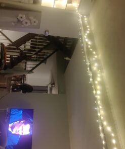 12APM Dimmable Starry Fairy Copper String Lights, 66 ft 200 LEDs with USB Plug in Powered for Bedroom Indoor Wedding Party Halloween Thanksgiving Christmas Ambiance Lighting, IP 65 Waterproof Copper wire-Warm white-200 LEDs 32 61PhewJpp1L