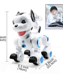 fisca Remote Control Robotic Dog RC Interactive Intelligent Walking Dancing Programmable Robot Puppy Toy Electronic Pets with Light and Sound for Kids Boys Girls Age 6, 7, 8, 9, 10 and Up Years Old 18 61PirUHIFL