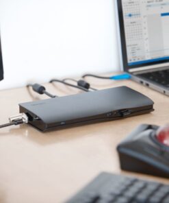 Kensington SD4600P USB-C Docking Station with Power Delivery Charging for 2015/2016 MacBook Retina 12”, Chromebook Pixel, Dell XPS 13” 9350/XPS 15” 9550, Dell Precision 5510 (K38231WW) Black Desktop 15 61Pj FQQFnL