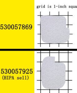 Alternative view of Hipa 530057925 Air Filter Kit for Poulan P3314 P3816 P3416 P4018 PP3416 PP3516 PP3816 PP4018 PPB3416 PPB4018 PPB4218 S1970 Gas Chainsaw