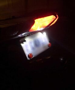 RUPSE 2pcs License Plate Light,12V Waterproof LED Bulb,License Tag Screw Bolt Lamp for Car Motorcycle Truck RV ATV Bike (White) White 38 61Po6abPAZL