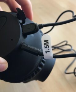 Avantree Audition - Bluetooth Over-Ear Headphones with Long-Lasting Durable Build, Built-in Mic, 40h Battery Life and Wireless or Wired Modes for Phone, PC & Laptop Black, Red 49 61PpFyglKEL