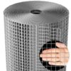 AMAGABELI GARDEN & HOME Hardware Cloth 1/2 inch 48inx100ft Galvanized After Welding 19 Gauge Square Chicken Wire Fence Mesh Roll Raised Garden Bed Plant Supports Poultry Netting Cage Snake Fence JW008 1/2inch 48inx100ft 9 61PpO2kNqZL 3