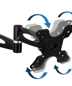 Mount-It! Single Monitor Arm Mount | Desk Stand | Heavy Duty Full Motion Height Adjustable | Fits 19 21 24 27 29 30 in VESA 75 100 Compatible Computer Screen | C-Clamp Base | Holds up to 33 Lbs 34 61PqCeDjJTL