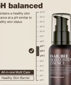 BENTON Snail Bee High Content Essence - Snail Secretion Filtrate & Bee Venom Contained Moisturizing Gel for Oily, Combination, Acne-Prone Skin - Dermatologically Tested, 2.02 fl. oz. 2.02 Fl Oz (Pack of 1) 31 61Pqi9K2KCL 1
