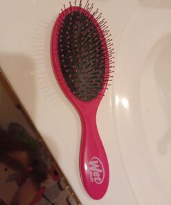 Wet Brush Detangling Brush, Original Detangler Brush (Pink) - Wet & Dry Tangle-Free Hair Brush for Women & Men - No Tangle Soft & Flexible Bristles for Straight, Curly, & Thick Hair Pink 1 Count (Pack of 1) 30 61PqsYpdk6L 1