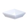 Myard PNP 115445W Screw-Free Universal Fence Pyramid Top Cap fits Post 4 x 4 Inches (Actual Post Size 3.5 x 3.5) (Qty 1, White) 7 61Pr EDCTfL