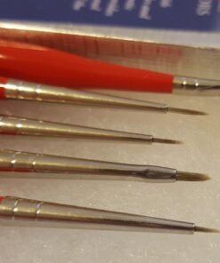 AIT Art Select Micro Detail Brush Set, 5 Miniature Paint Brushes for Fine Detail, Handmade in USA for Trusted Performance, Triangular Handle Design for The Best Grip and Ultimate Precision 52 61PtPJvzcGL