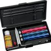 Lansky Standard Knife Sharpening System: 3-Stone Ceramic Knife Sharpener Kit with Honing Oil - LKC03 33 61PuvmnbeBL