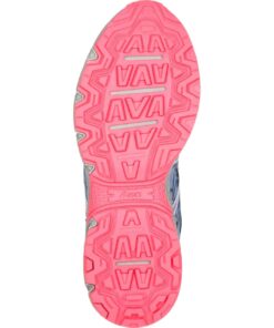 ASICS Girl's, Gel Venture 6 GS Trail Running Sneaker - Big Kid 5 Little Kid Blue Pink 13 61PvHeC7DcL 1