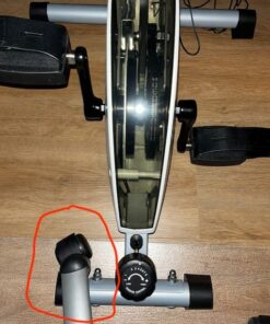 DeskCycle Under Desk Bike Pedal Exerciser - Mini Exercise Bike Desk Cycle, Leg Exerciser for Physical Therapy & Desk Exercise - Adjustable Leg and Standard Versions White Standard Height 37 61PvRna EgL