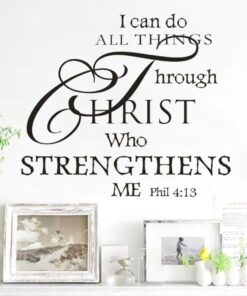 OVERMAL Decor,1PC Removable Art Vinyl Mural Wall Stickers Wall Decal Room Home Decor (I can do) (I can do) 15 61Pw489QhfL