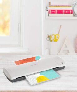 Swingline Thermal Laminator Machine, Inspire Plus, 12 Inch, Quick Warm-Up, 3 or 5 Mil, with 5 Laminating Pouches for Home, Office and Classroom, White/Gray (1701867) Standard Packaging 13 61PwG2W0R8L