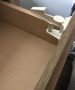 Child Safety Cabinet Locks Latches - 12 Pack,Kids Baby Proofing Lock Child Proof Drawer Locks - Cupboard Hidden Latch - Adhesive,Door Spring Lock - No Tools,Drill (White) 34 61PwlnaCToL