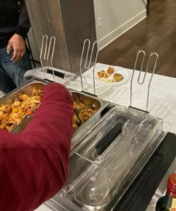 Proctor Silex Buffet Server & Food Warmer, Adjustable Heat, for Parties, Holidays and Entertaining, Three 2.5 Quart Oven-Safe Chafing Dish Set, Stainless Steel 27 61Pz4Cb 0aL