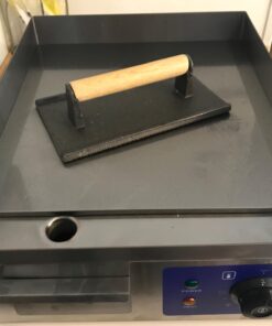 WeChef Commercial Electric Griddle 14" 1500W Countertop Griddle Flat Top Restaurant Grill Non-Stick Flat Temperature Control 122℉-572℉ 37 61Q zovkO3L