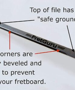 Alternative view of FretGuru Ultimate Fret End File 2 - Fix Sharp Fret Ends, Fret Sprout, Fret End Dressing File Pro Luthier Tool Guitar Tech [FINALLY AVAILABLE AGAIN - ADVANCED NEW DESIGN SHIPPING NOW]