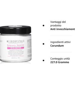 NeedCrystals Microdermabrasion Crystals 8 oz. / 227g. DIY Face Scrub. Natural Facial Exfoliator for Dull or Dry Skin Improves Scars, Blackheads, Pore Size, Wrinkles, Blemishes & Skin Texture 8 Ounce (Pack of 1) 8 oz Microdermabrasion Crystals 38 61Q6OMX4F1L