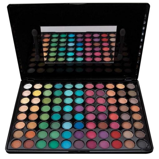 Bebeautiful Professional Makeup Eyeshadow Palette with Applicators, 88-Color Palette, Matte Multicolor