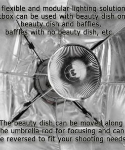 Fotodiox EZ-Pro Octagon Softbox 60" with Speedring for Profoto Compact Lights series D1 250 W/S, D1 500 W/S and more 60in (150cm) 17 61Q6ZIdMPYL