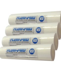 FLOW-PRO 1M-4PK 1-Micron Sediment Water Filter Cartridge, 4-Pack