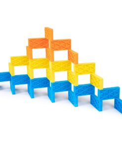 Bulk Dominoes Kinetic Domino Kit | Dominoes Set, STEM STEAM Small Toys, Family Games for Kids, Kids Toys and Games, Building, Toppling, Chain Reaction Sets (204pc) Genius 204pc 10 61Q83NnkFCL