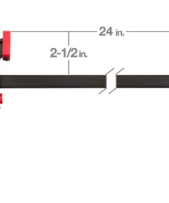 TEKTON 24 Inch Ratchet Bar Clamp / 30 Inch Spreader | 39184 Single Clamp 24 in. 5 61Q9KTGcUML