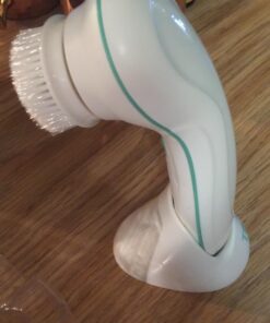 TOUCHBeauty Facial Cleansing Brush Electric, Face Cleansing Brush with Stand, 3 Brush Heads, 2 Speeds, IPX5 Waterproof, Battery-Powered, Suitable for All Skin Types, TB-0759D White 29 61Q9wIPk80L